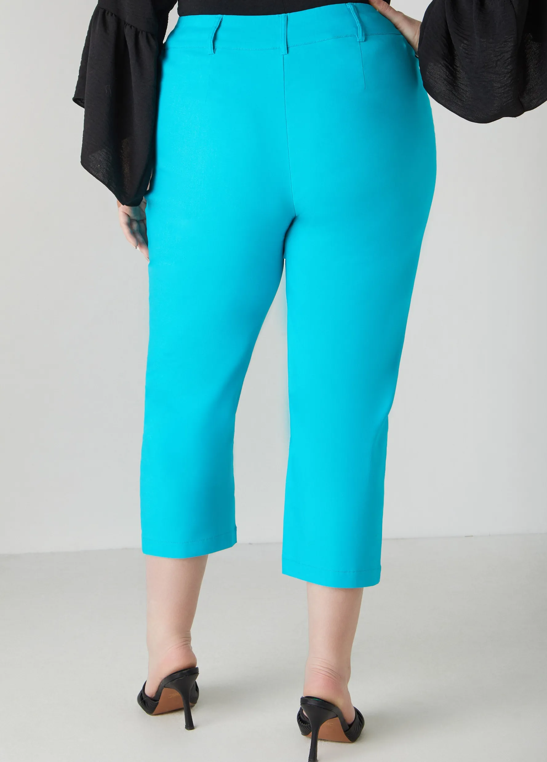Online Ashley Stewart 25 In Inseam Millennium Cropped Pants