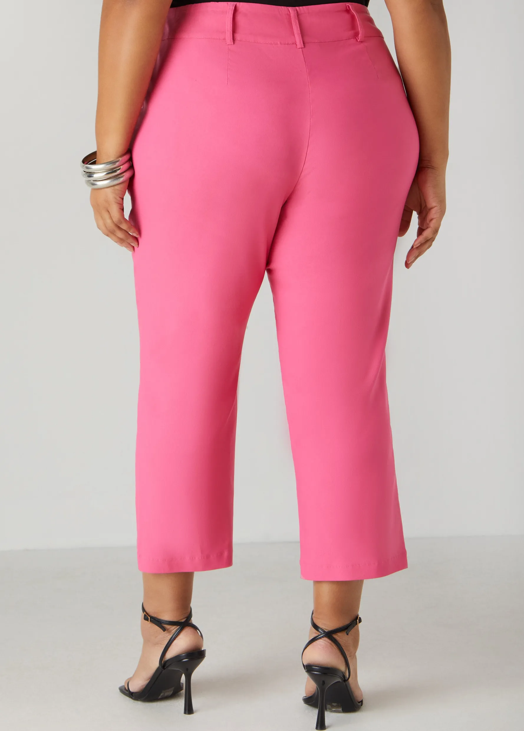 Online Ashley Stewart 25 In Inseam Millennium Cropped Pants