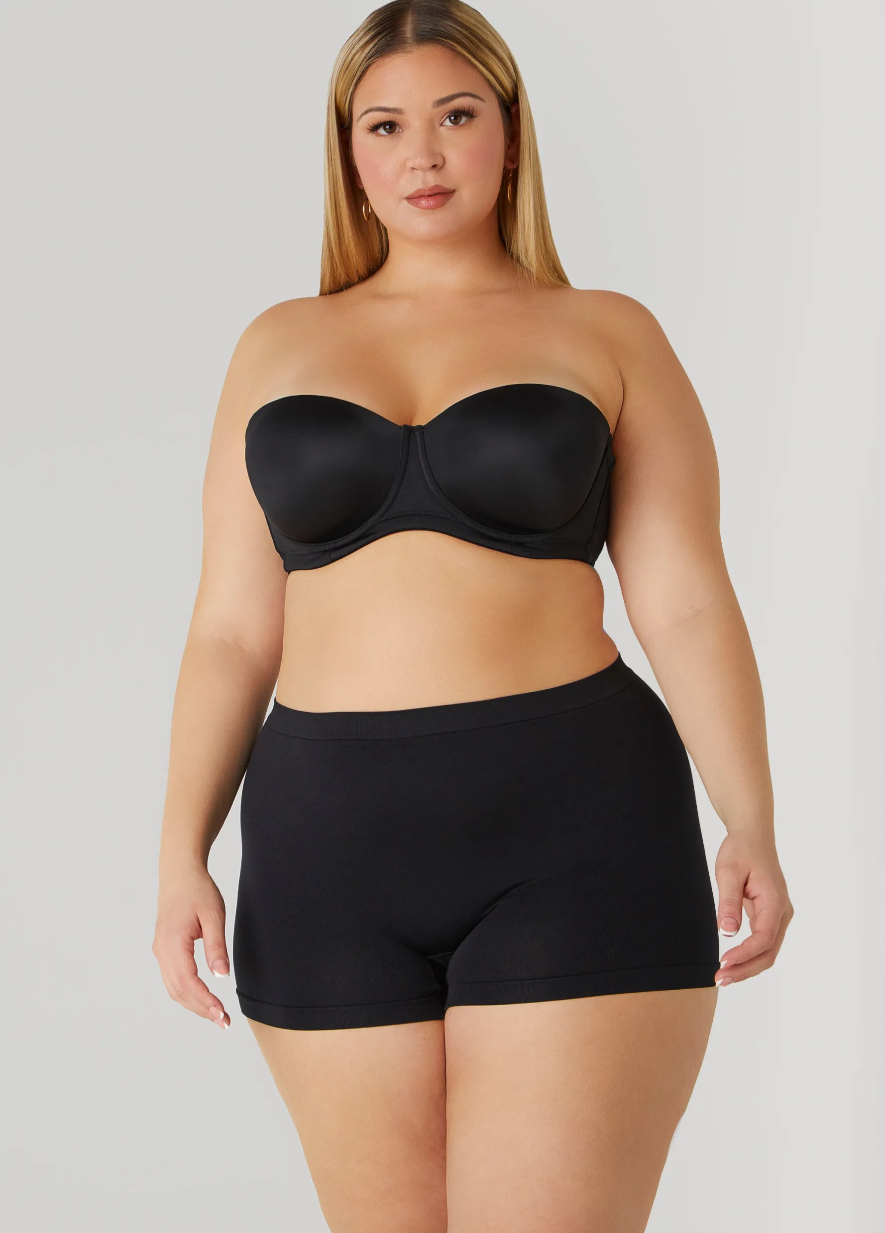 Hot Ashley Stewart 5 Way Convertible Underwire Bra Black