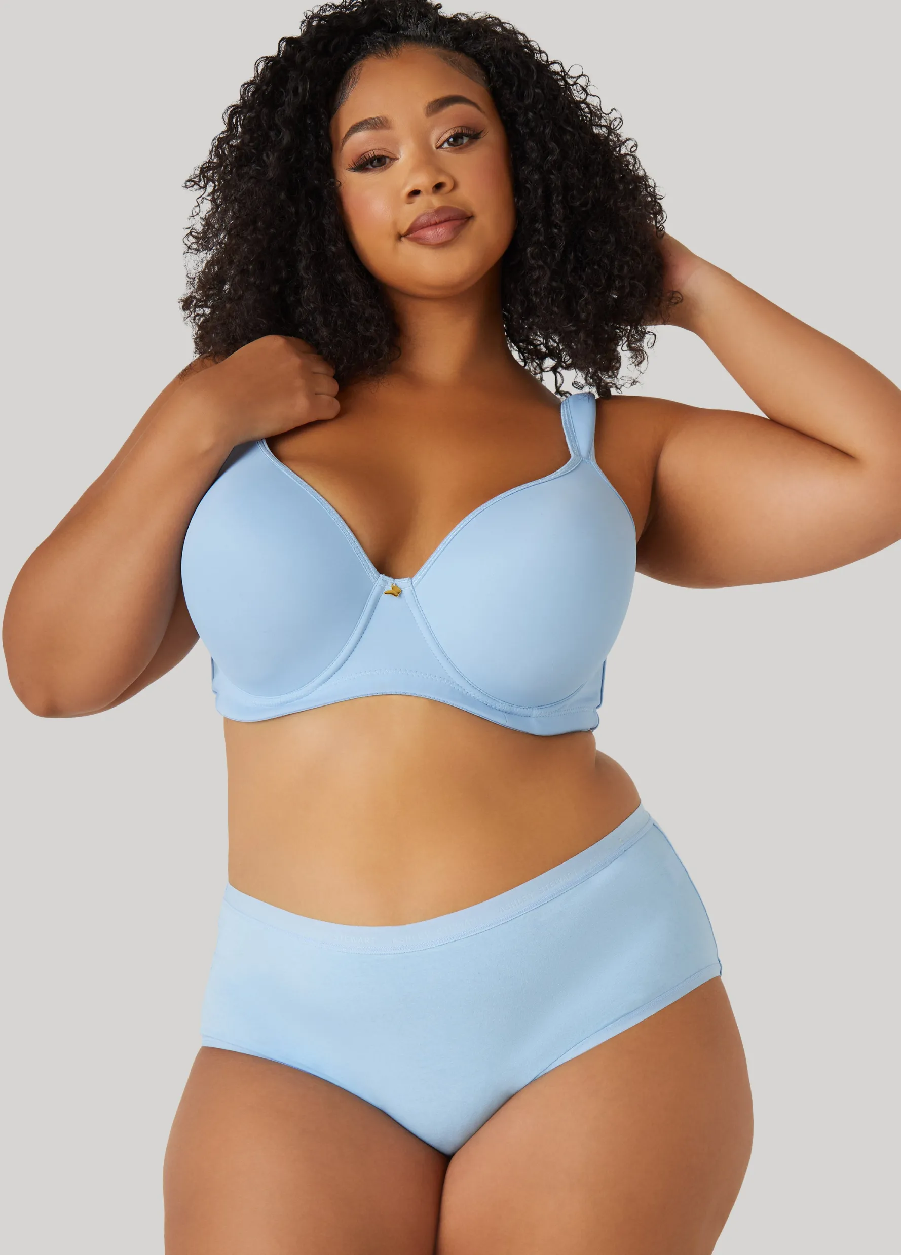 Hot Ashley Stewart Butterfly Charm Plunge Butterfly Bra
