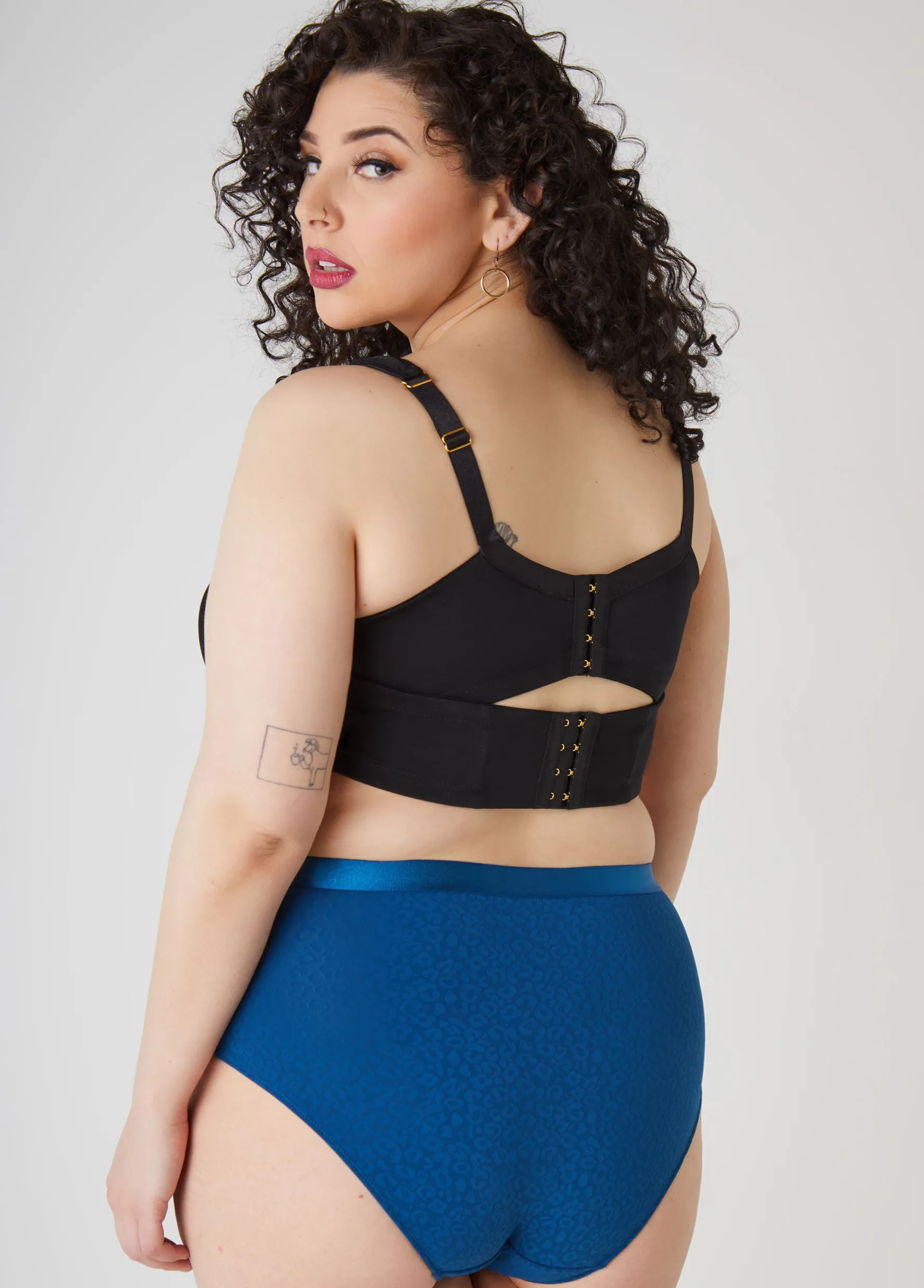 Online Ashley Stewart Caged Leopard Hipster Panty