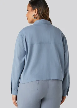 Clearance Ashley Stewart Cotton And Linen Jacket