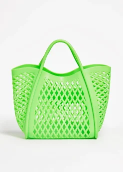 Fashion Ashley Stewart Cutout Rubber Shopping Tote Amazon