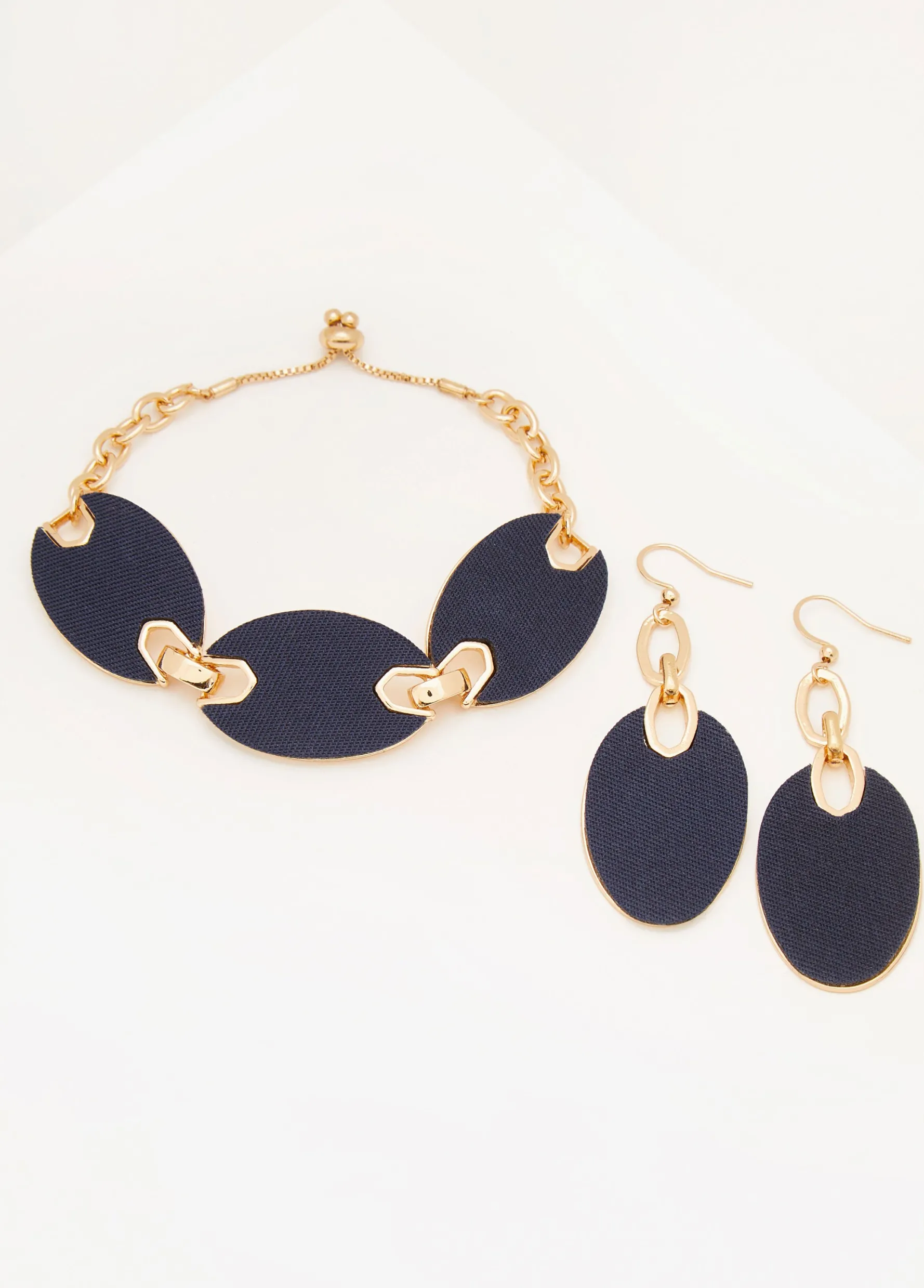 Discount Ashley Stewart Bracelet Set Denim