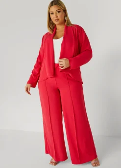 Sale Ashley Stewart Draped Textured Jacket