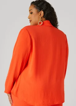Sale Ashley Stewart Draped Textured Jacket