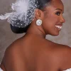 Best Ashley Stewart Embellished Tulle Bridal Fascinator