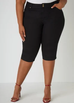 Outlet Ashley Stewart Fearless Denim Capris