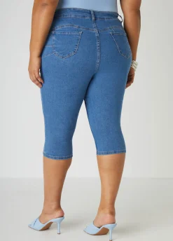 Outlet Ashley Stewart Fearless Denim Capris