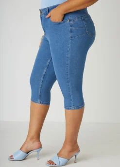 Outlet Ashley Stewart Fearless Denim Capris