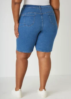 Fashion Ashley Stewart Fearless Denim Shorts