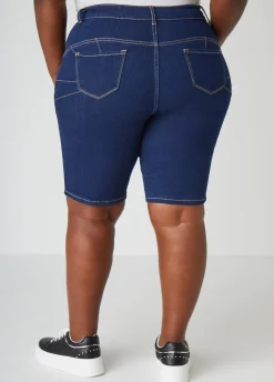 Fashion Ashley Stewart Fearless Denim Shorts