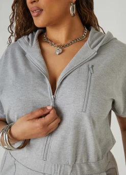 Online Ashley Stewart French Terry Joggers Jumpsuit