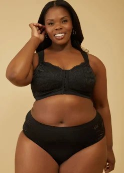Discount Ashley Stewart Front Close Wireless Posture Bra
