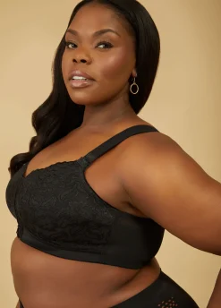 Discount Ashley Stewart Front Close Wireless Posture Bra