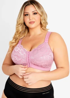Discount Ashley Stewart Front Close Wireless Posture Bra