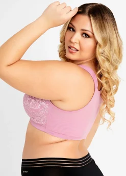 Discount Ashley Stewart Front Close Wireless Posture Bra