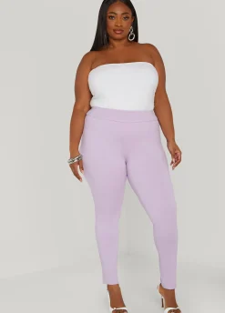 Outlet Ashley Stewart High Rise Pull On Ponte Leggings