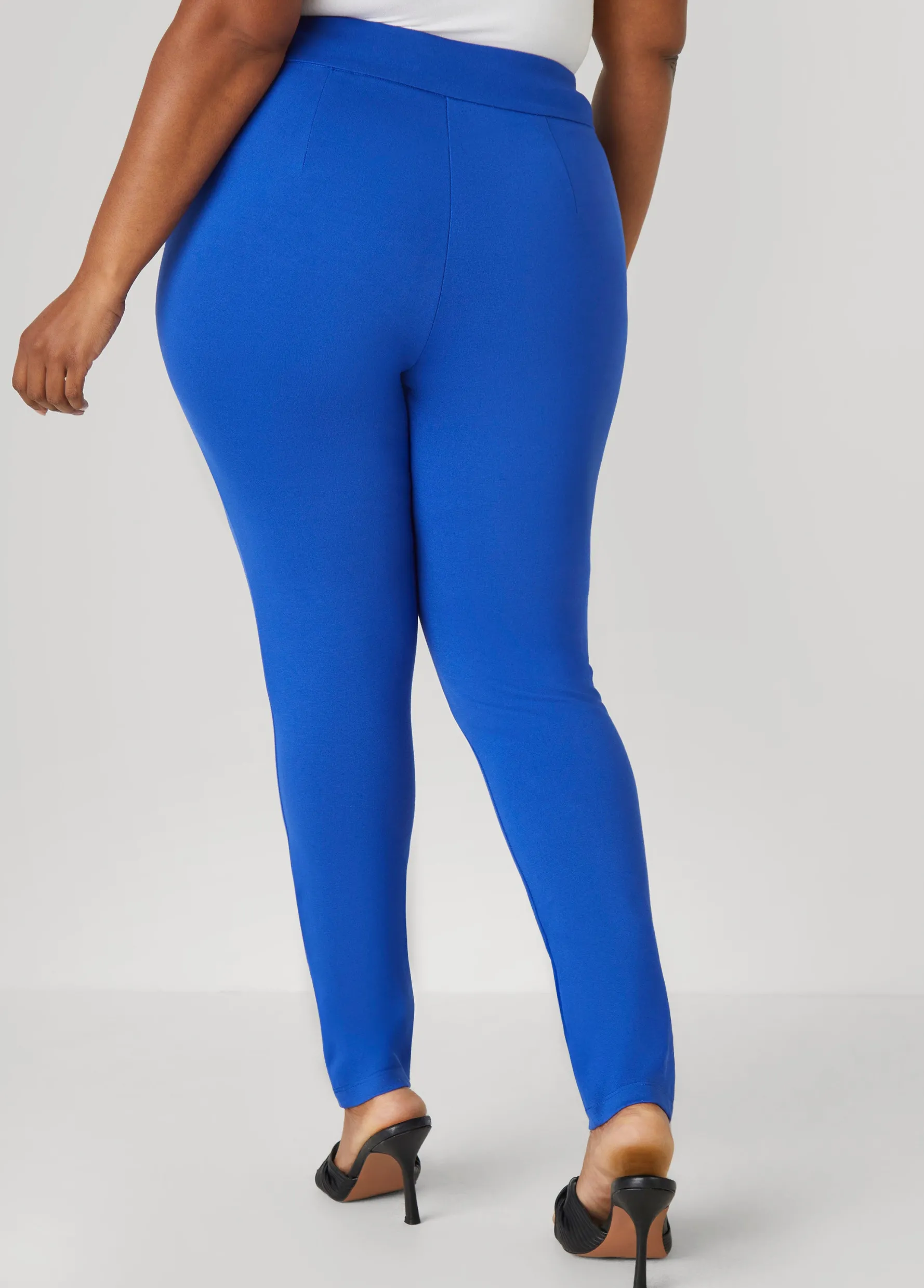 Clearance Ashley Stewart High Waist Ponte Pull On Leggings