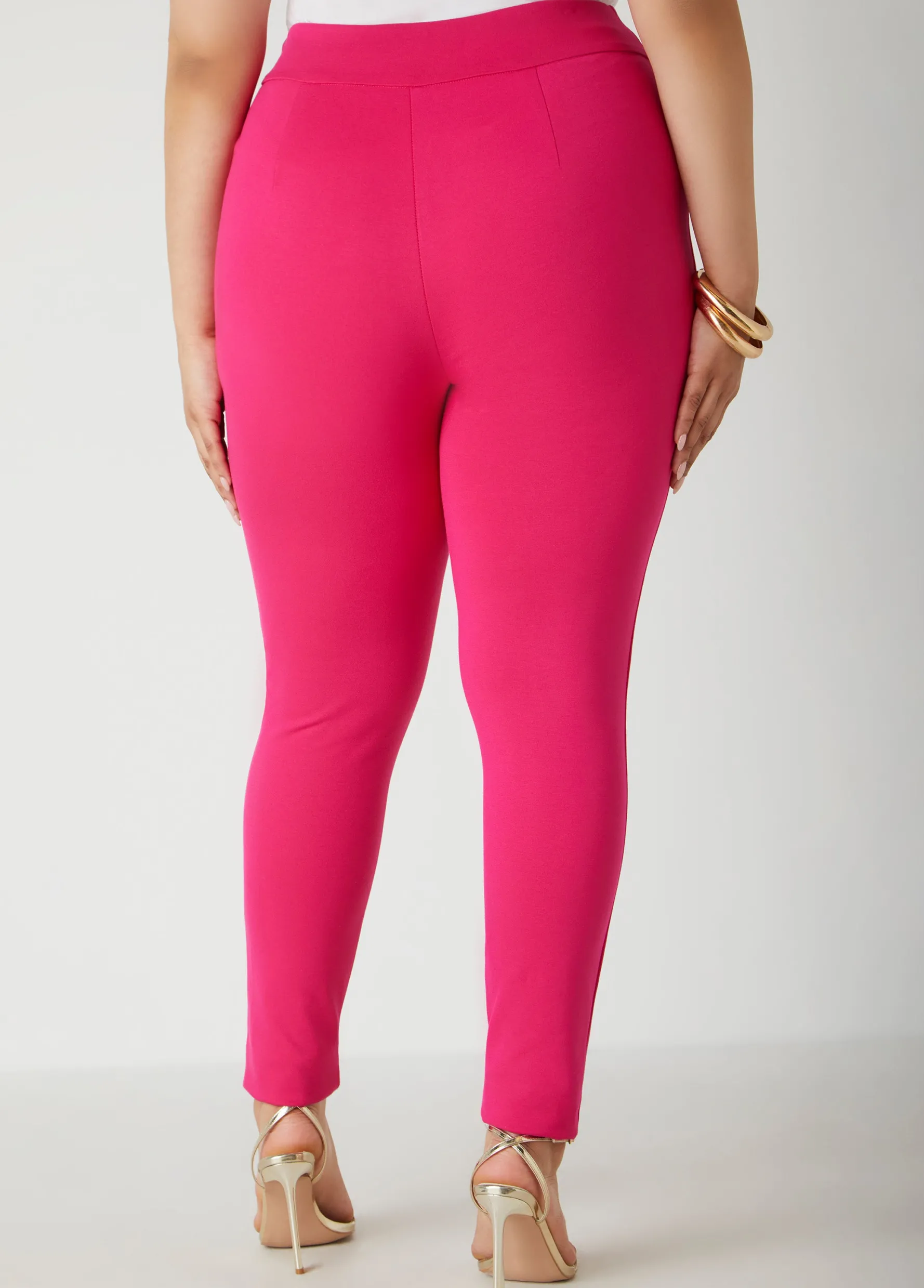 Clearance Ashley Stewart High Waist Ponte Pull On Leggings