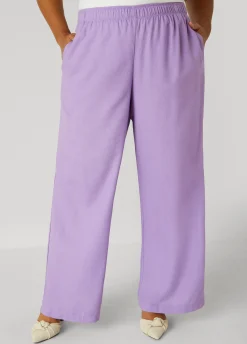 Online Ashley Stewart High Waist Wide Leg Pants
