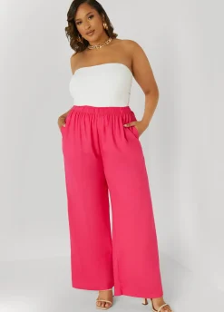 Online Ashley Stewart High Waist Wide Leg Pants