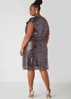 Clearance Ashley Stewart It's My Birthday Dress Multi
