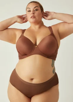 Clearance Ashley Stewart Lace Paneled Hipster Briefs