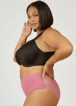 Clearance Ashley Stewart Lace Paneled Hipster Briefs