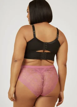 Clearance Ashley Stewart Lace Paneled Hipster Briefs