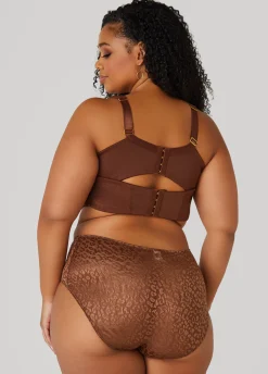 Best Ashley Stewart Leopard Mesh Briefs