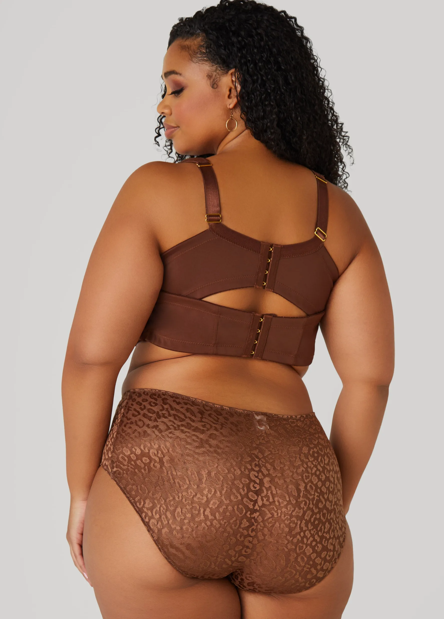 Best Ashley Stewart Leopard Mesh Briefs