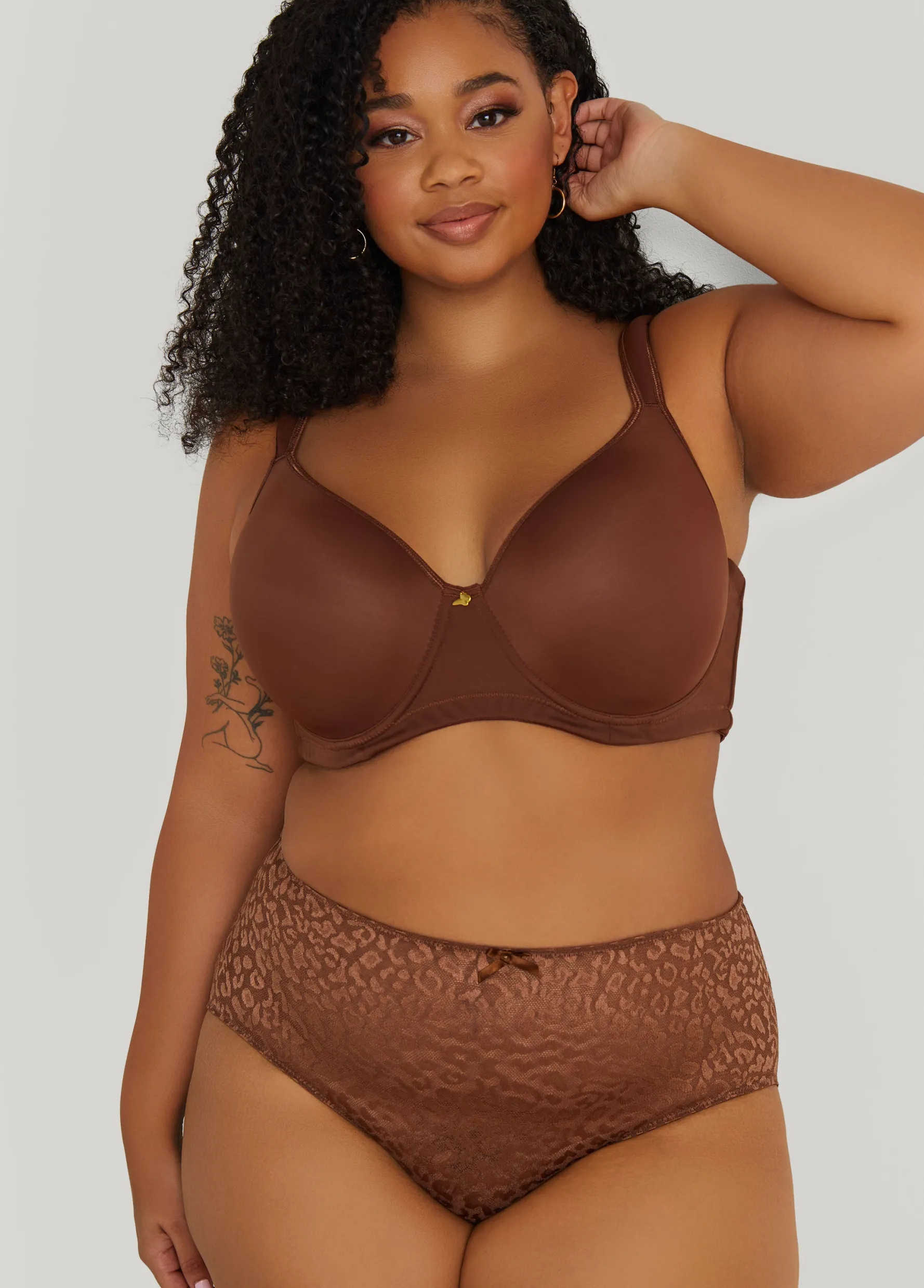 Best Ashley Stewart Leopard Mesh Briefs