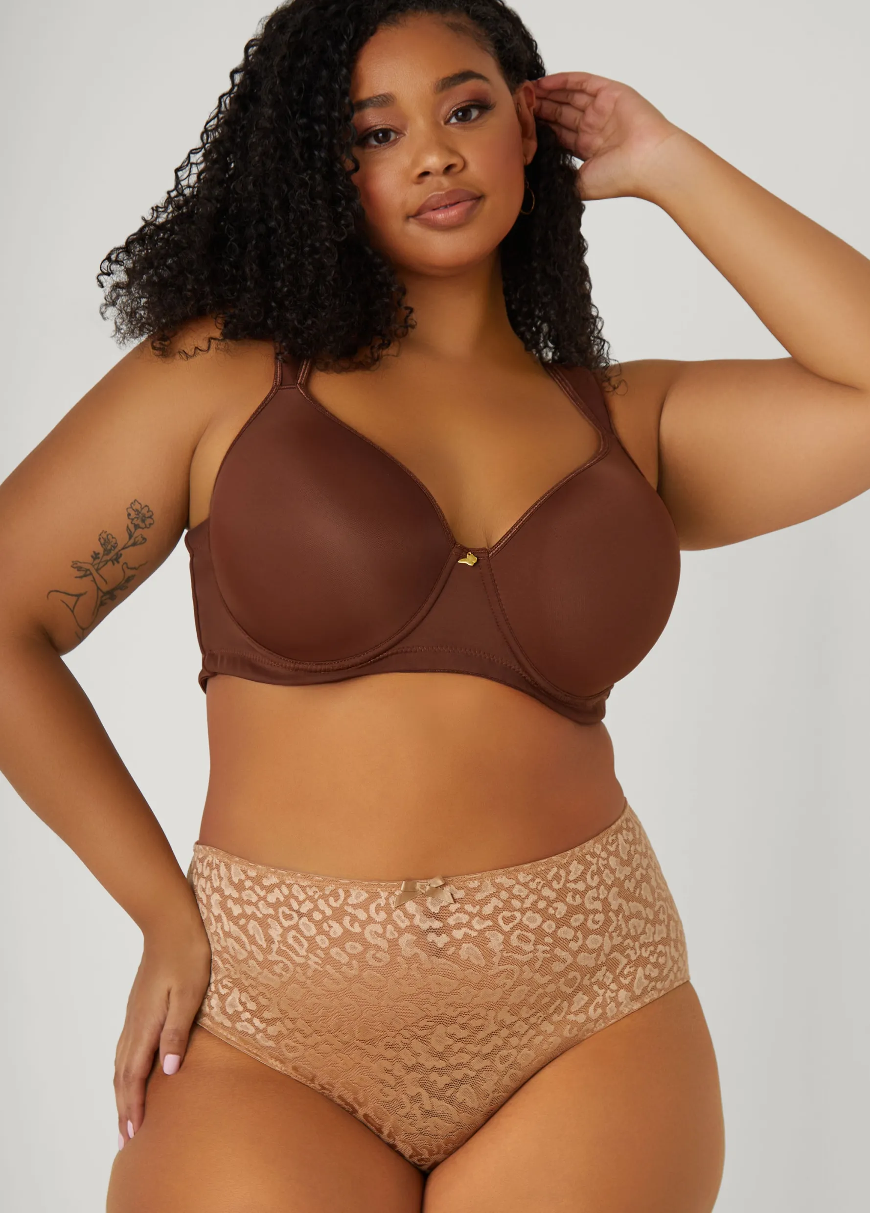 Best Ashley Stewart Leopard Mesh Briefs