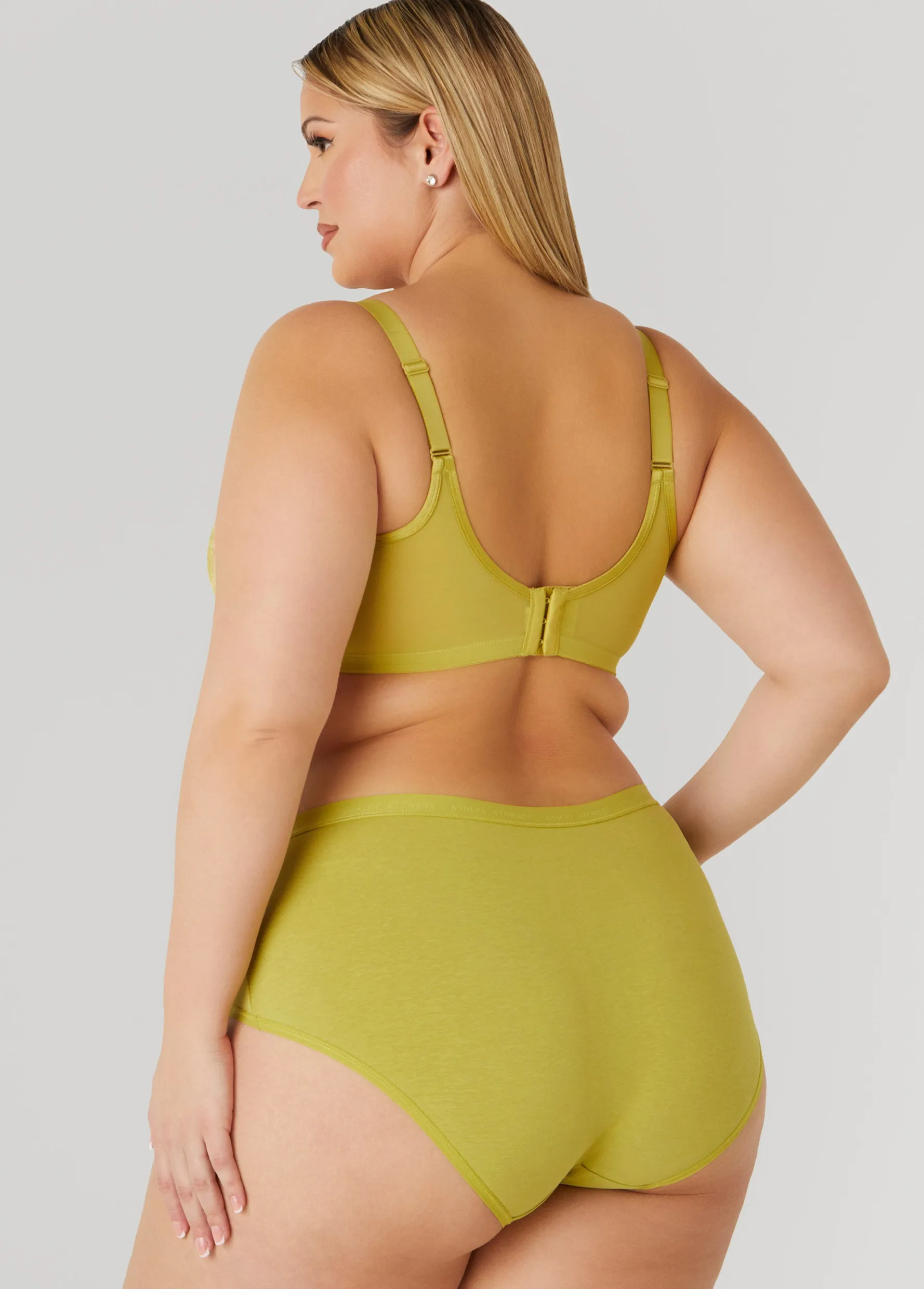 Hot Ashley Stewart Logo Cotton Blend Briefs
