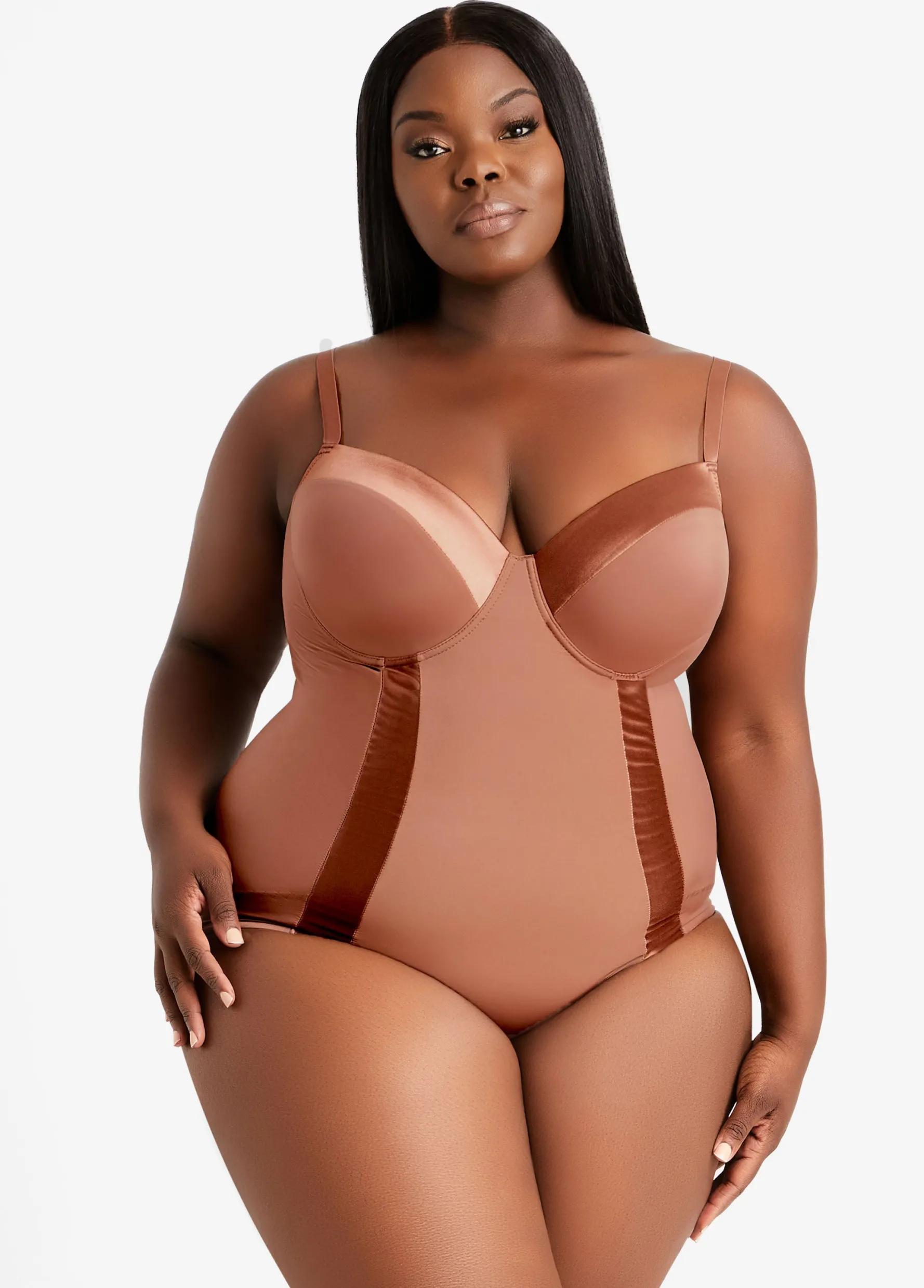 New Ashley Stewart Medium Control Shaping Bodysuit