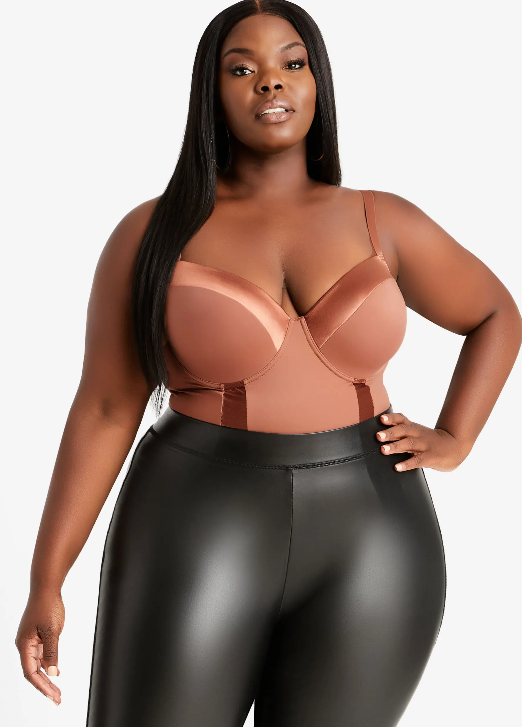 New Ashley Stewart Medium Control Shaping Bodysuit