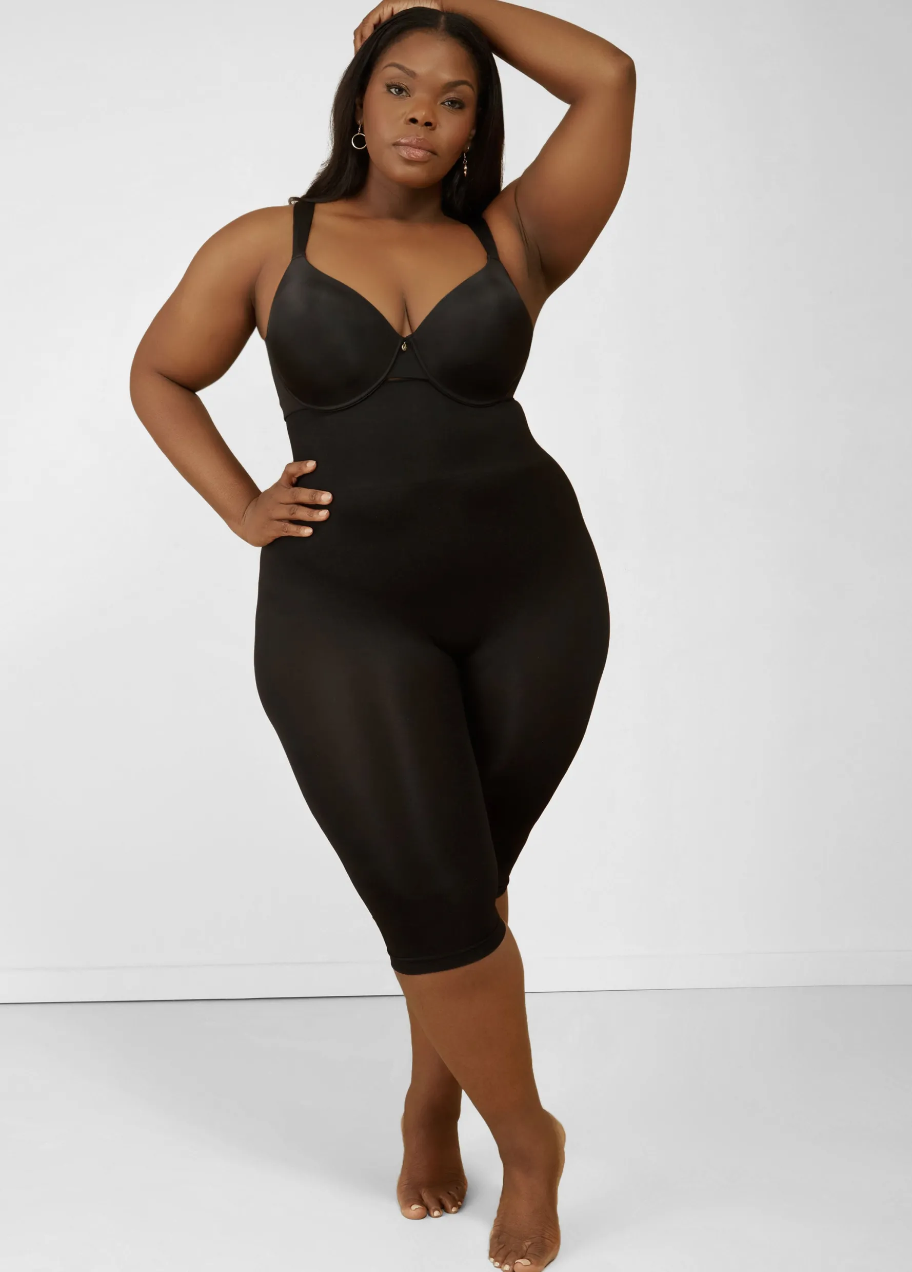 New Ashley Stewart Medium Control Shaping Capri