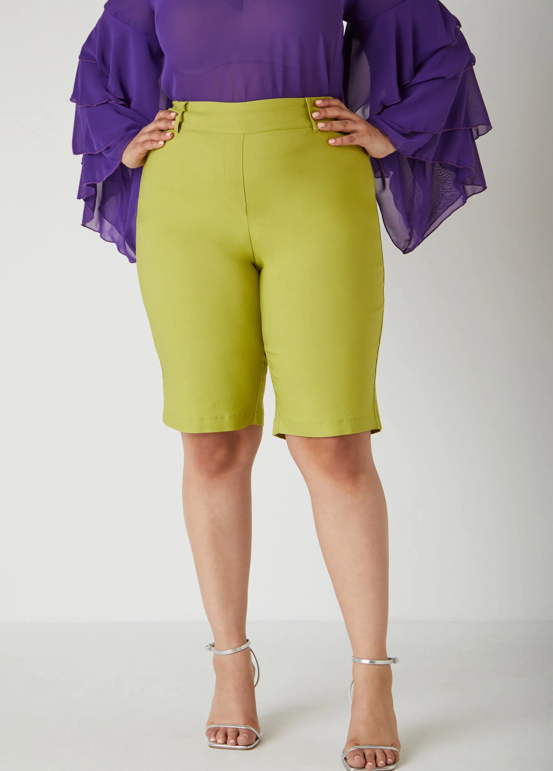 Clearance Ashley Stewart Millennium Bermuda Shorts