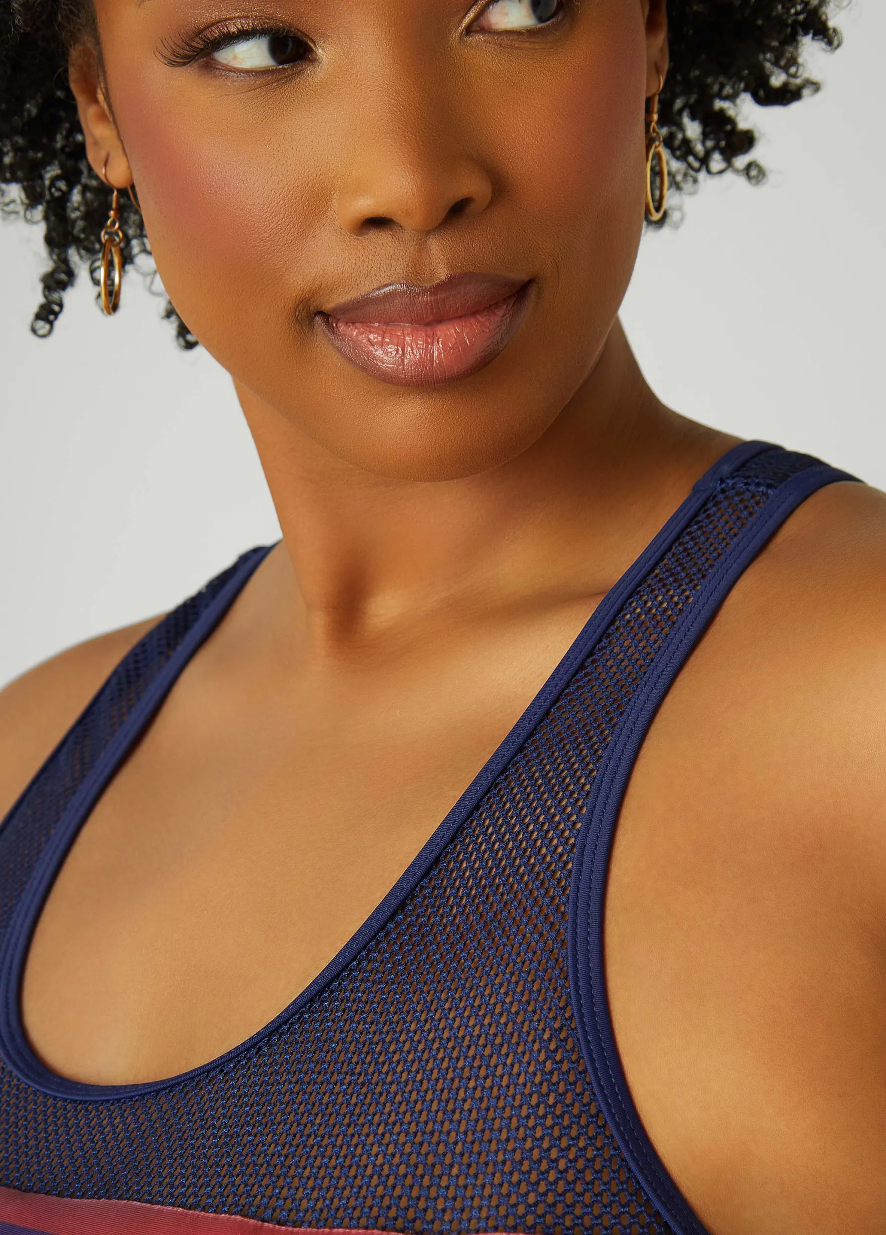 Hot Ashley Stewart Noon Swim Striped Tankini Set Multi