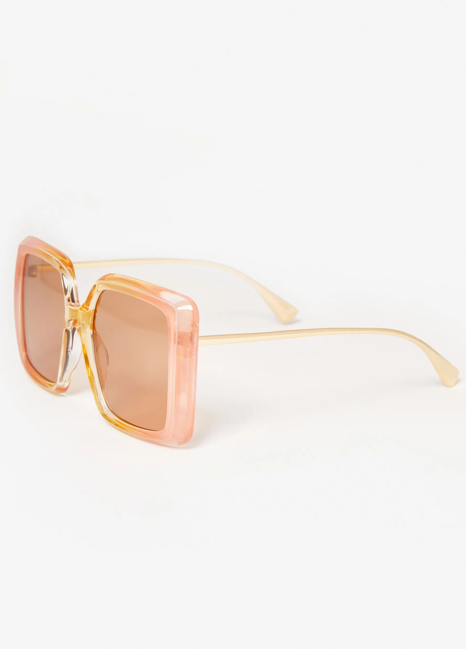 Hot Ashley Stewart Ombre Square Sunglasses Pink
