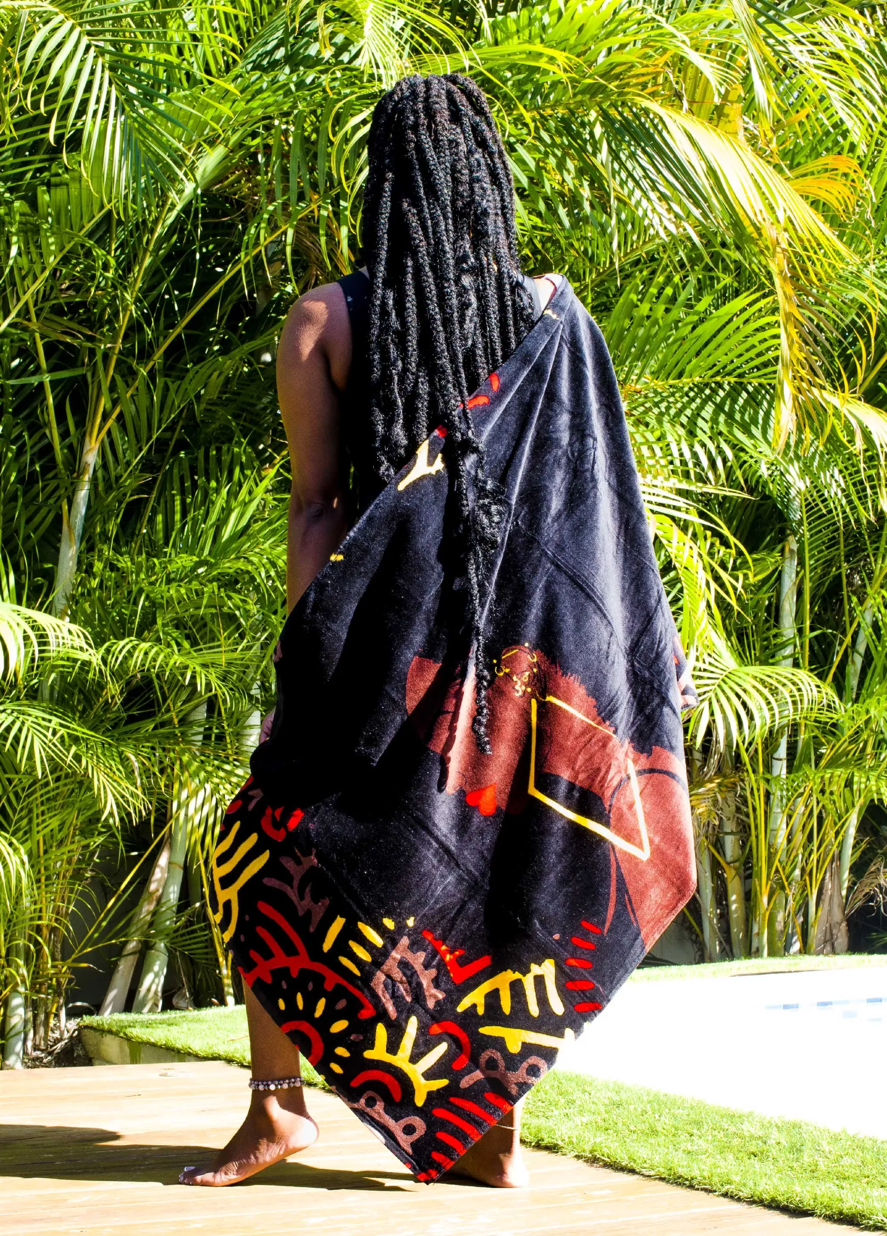 Outlet Ashley Stewart Pardon My Fro™ Harlem Beach Towel Multi