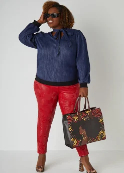 Best Ashley Stewart Pardon My Fro™ Harlem Tote Black