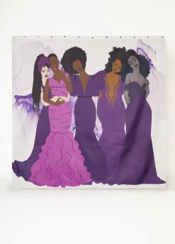Online Ashley Stewart Pardon My Fro™ Harmony Shower Curtain White