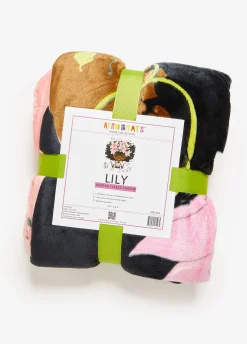 New Ashley Stewart Pardon My Fro™ Lily Blanket Pink