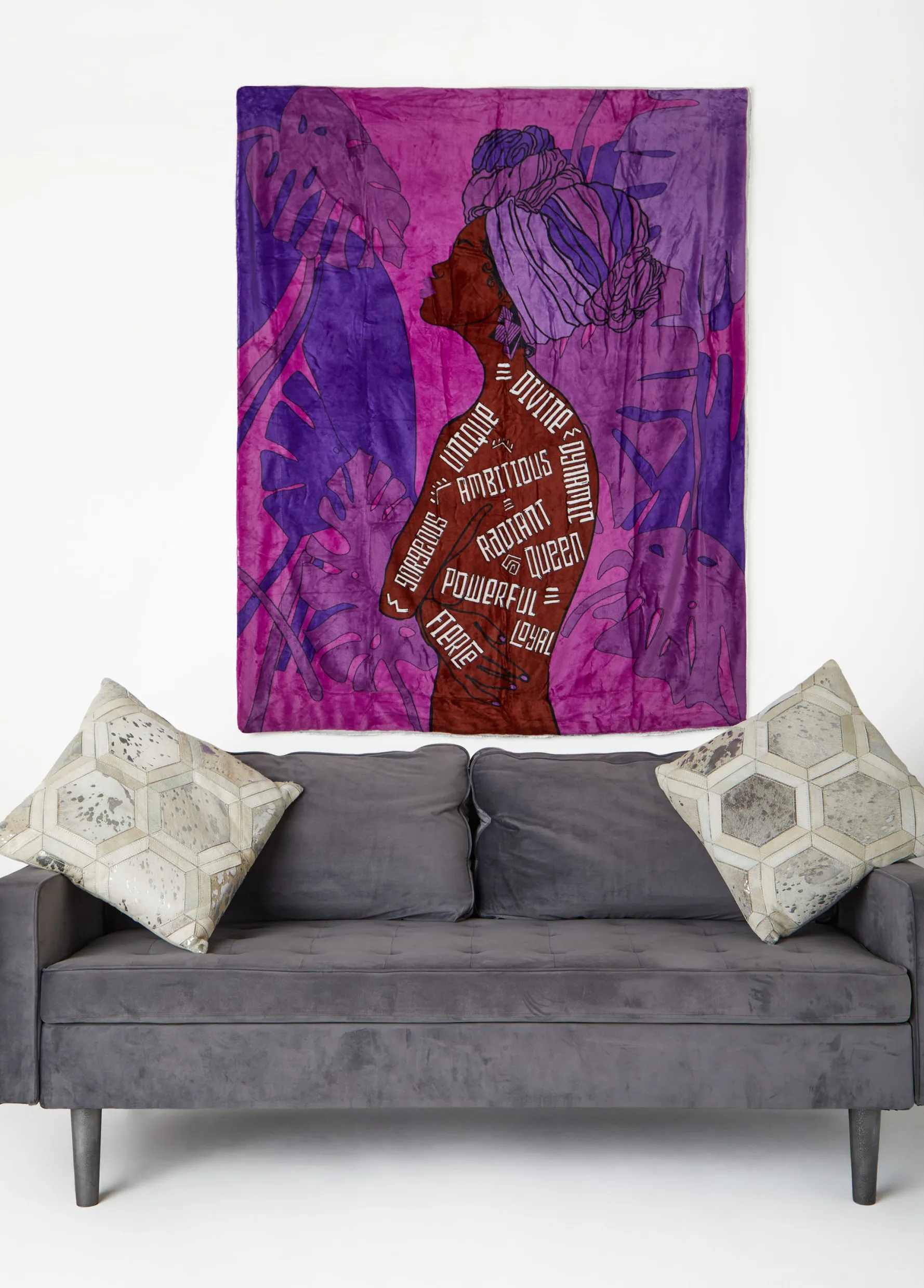 Best Ashley Stewart Pardon My Fro™ Muse Blanket Purple