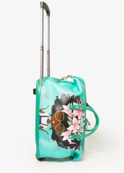 Best Ashley Stewart Pardon My Fro™ The Lily Roller Bag Teal