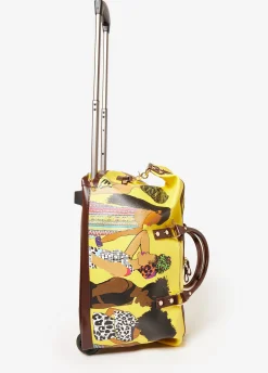 Hot Ashley Stewart Pardon My Fro™ The Squad Roller Bag Yellow