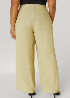 Discount Ashley Stewart Patch Pocket Slub Wide Leg Pants