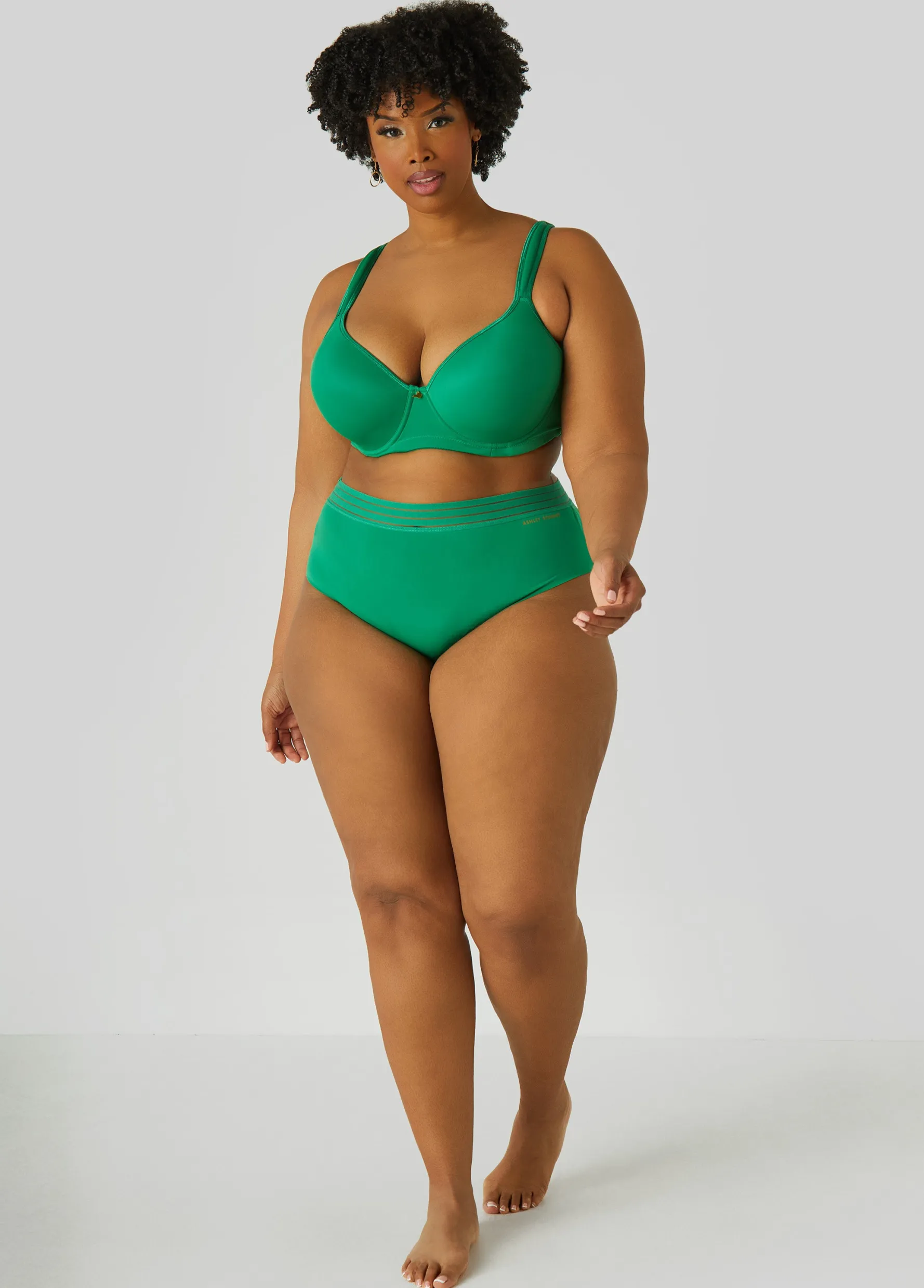 Clearance Ashley Stewart Plunge Smoothing Butterfly Bra Amazon